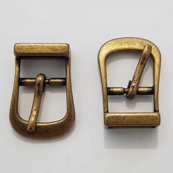 Boucle de ceinture Bronze en Zamac N&deg;22 16mm