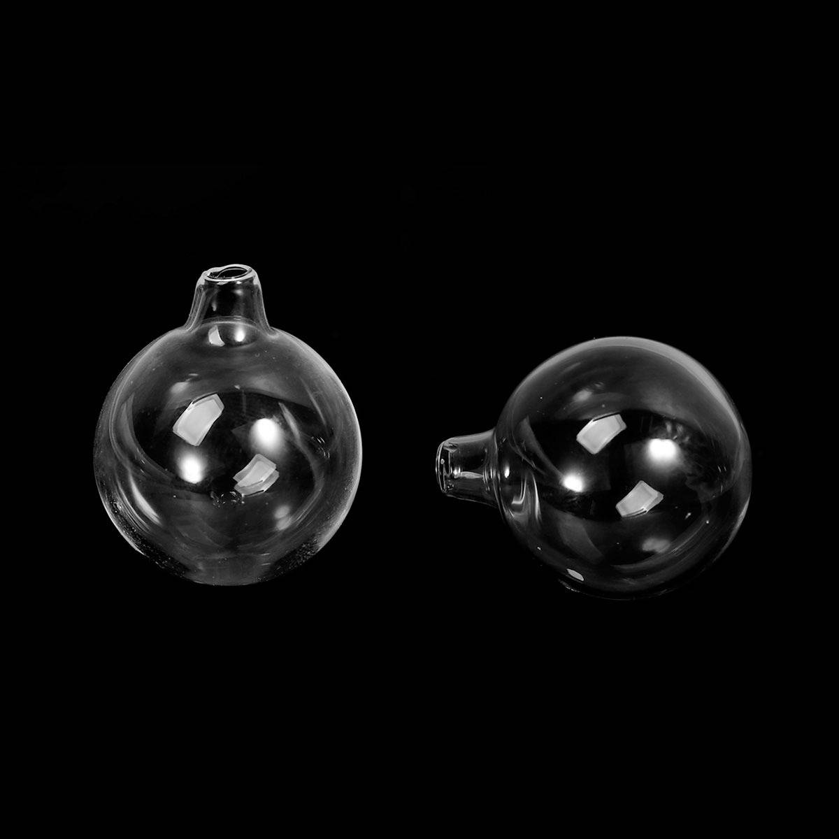 Boules en verre ronde &agrave; remplir fiole de 25mm 3 pi&egrave;ces