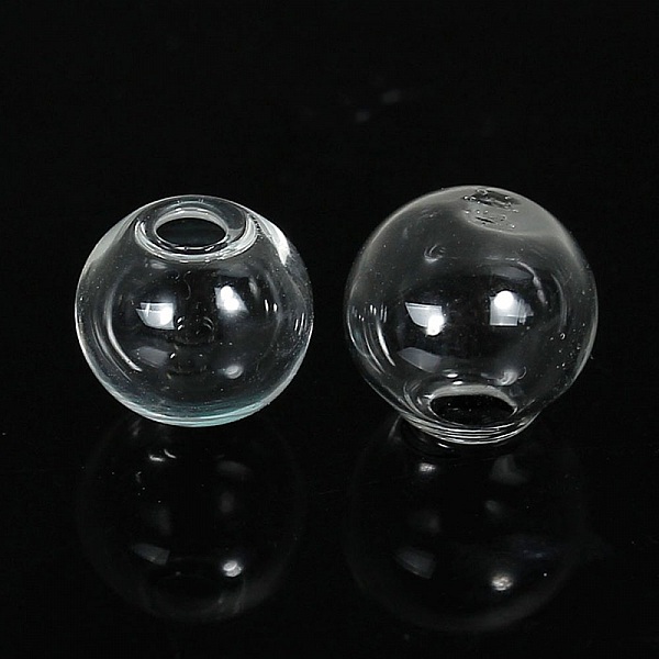 Boules en verre ronde de 10mm 20 pi&egrave;ces &agrave; remplir