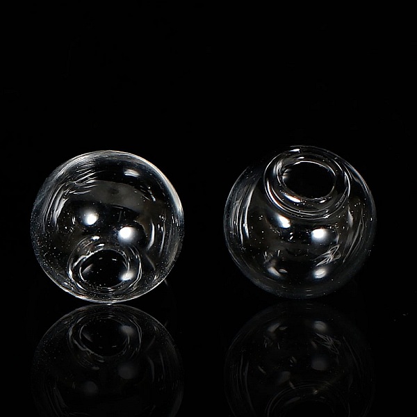 Boules en verre ronde de 12mm 20 pi&egrave;ces &agrave; remplir