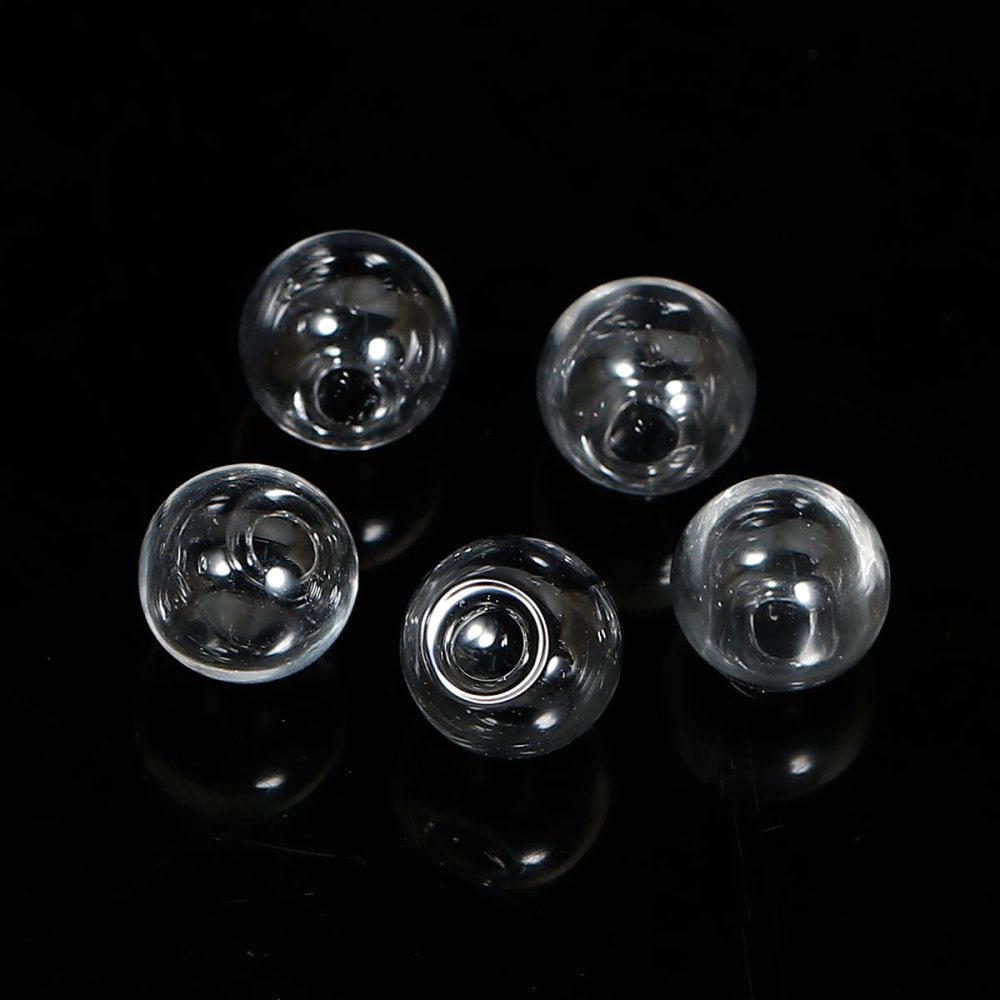 Boules en verre ronde de 12mm 20 pi&egrave;ces &agrave; remplir