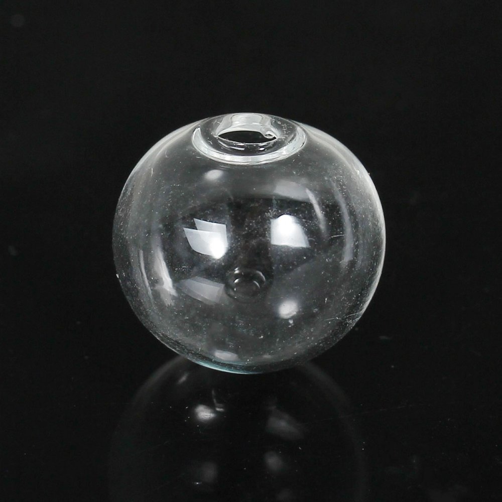 Boules en verre ronde de 14mm 20 pi&egrave;ces &agrave; remplir