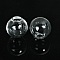 Boules en verre ronde de 14mm 20 pi&egrave;ces &agrave; remplir
