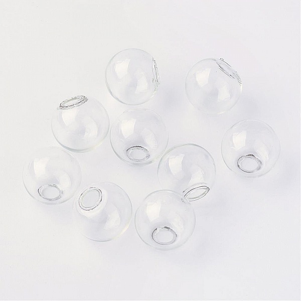 Boules en verre ronde de 18mm 50 pi&egrave;ces &agrave; remplir