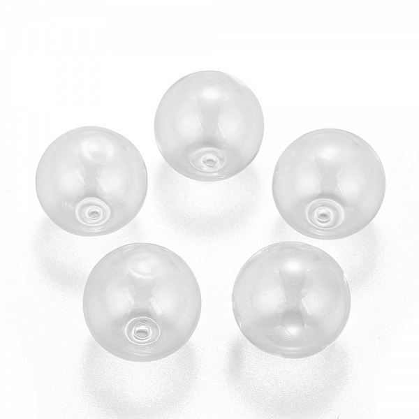 Boules en verre ronde de 28mm 10 pi&egrave;ces