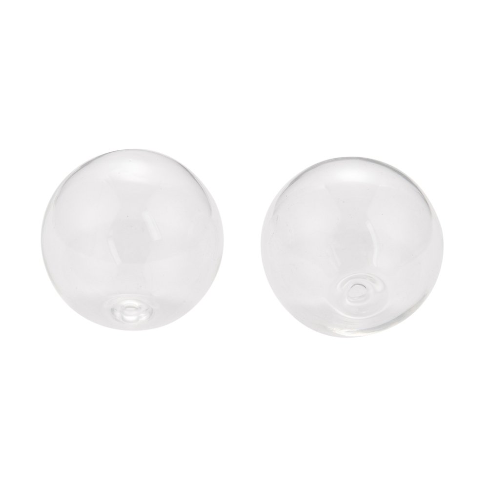 Boules en verre ronde de 28mm 10 pi&egrave;ces