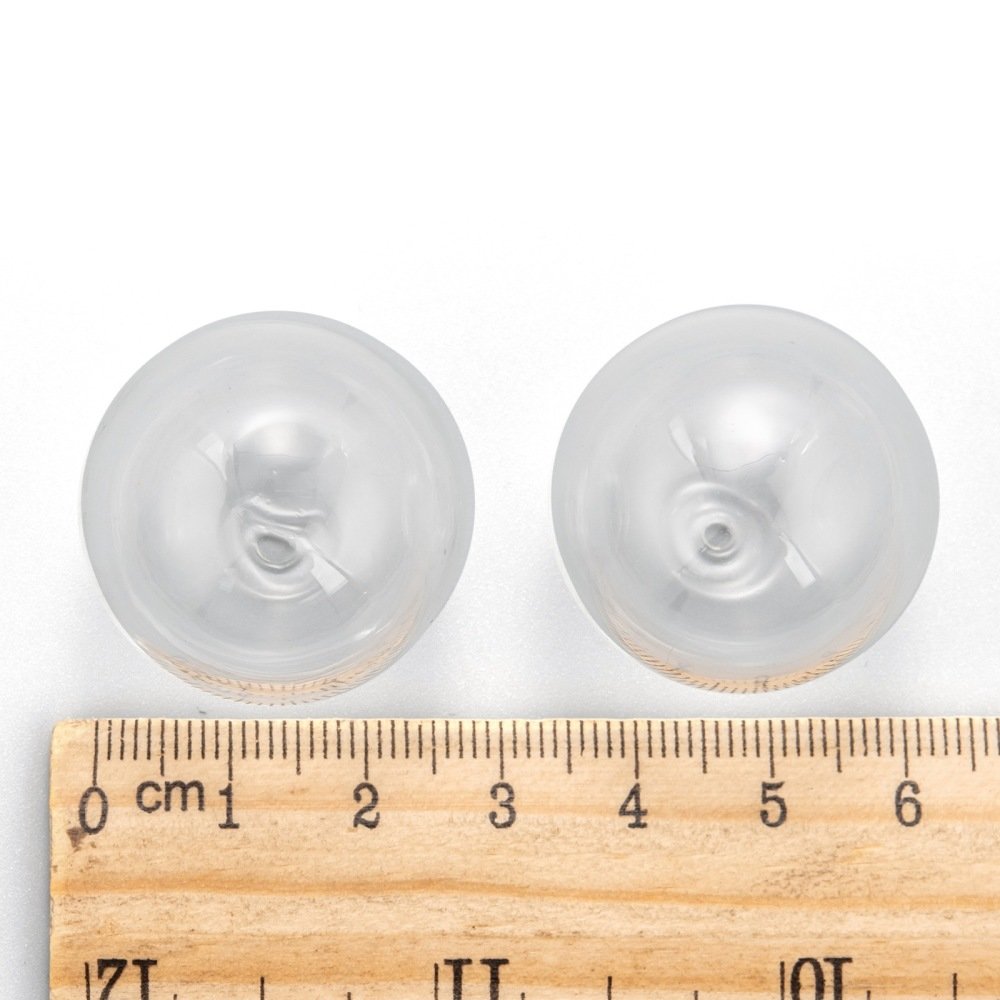 Boules en verre ronde de 28mm 10 pi&egrave;ces