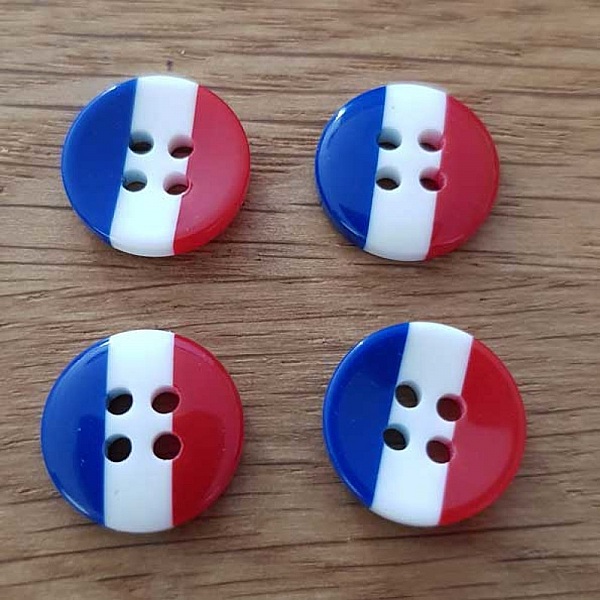 Bouton 12 mm rond fantaisie - 12-05
