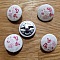 Bouton 22 mm recouvert tissus couture N&deg;01-01