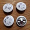 Bouton 22 mm recouvert tissus couture N&deg;01-02