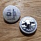 Bouton 22 mm recouvert tissus couture N&deg;11-01
