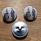 Bouton 32 mm recouvert tissus couture N&deg;06-01