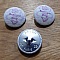Bouton 32 mm recouvert tissus couture N&deg;12-01