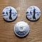 Bouton 40 mm recouvert tissus couture N&deg;04-02