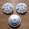 Bouton 40 mm recouvert tissus couture N&deg;08-02