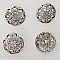 Bouton Argent N&deg;16 de 21 mm Rond