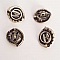 Bouton Argent N&deg;24 de 24 mm