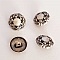 Bouton Argent N&deg;26 de 18 mm Rond