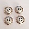 Bouton Argent N&deg;28 de 16 mm Rond