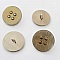 Bouton Argent/Or N&deg;38 de 23 mm Rond