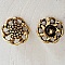 Bouton Dor&eacute; N&deg;02 de 18 mm Rond