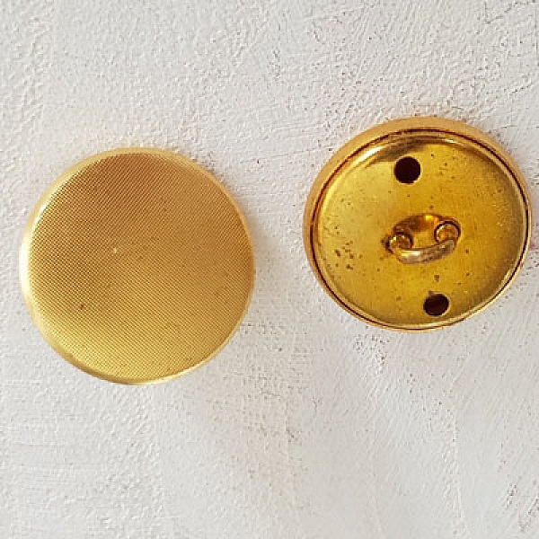 Bouton Dor&eacute; N&deg;03 de 18 mm Rond