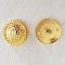 Bouton Dor&eacute; N&deg;04 de 23 mm Rond