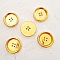 Bouton Dor&eacute; N&deg;07 de 29 mm Rond