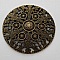 Bouton M&eacute;tal Fantaisie N&deg;001 de 82 mm Rond
