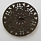 Bouton M&eacute;tal Fantaisie N&deg;001 de 82 mm Rond