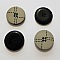 Bouton Rond 18 mm Gris N&deg;002