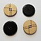 Bouton Rond 23 mm Beige N&deg;003
