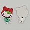 Bouton bois fille N&deg;01-04