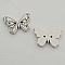 Bouton bois papillon blanc N&deg;01-01