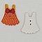 Bouton bois robe rose N&deg;01-02