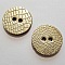 Bouton cuir vintage Rond 44 mm N&deg;12