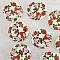 Bouton en bois fleurs 30 mm N&deg;06 x 10 pi&egrave;ces