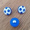 Bouton fantaisie &agrave; motifs pour enfants ballon de foot N&deg;03 bleu fonc&eacute;
