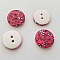Bouton fantaisie &agrave; fleurs 18 mm N&deg;04