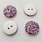 Bouton fantaisie &agrave; fleurs 18 mm N&deg;05