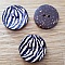 Boutons 30mm &agrave; deux trous ronds en noix de coco N&deg;31