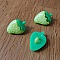 Boutons fantaisie, enfants, b&eacute;b&eacute;s Motif fraise N&deg;14 vert et vert pastel