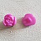 Boutons fantaisie, enfants, b&eacute;b&eacute;s Motif Fleur N&deg;01-13 Violet