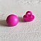 Boutons fantaisie, enfants, b&eacute;b&eacute;s Motif Demi Boule N&deg;04-04 Fushia