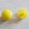 Boutons fantaisie, enfants, b&eacute;b&eacute;s Motif plat &agrave; facette N&deg;05-08 Jaune 02
