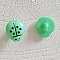 Boutons fantaisie, enfants, b&eacute;b&eacute;s Motif Coccinelle N&deg;01-08 Vert pastel
