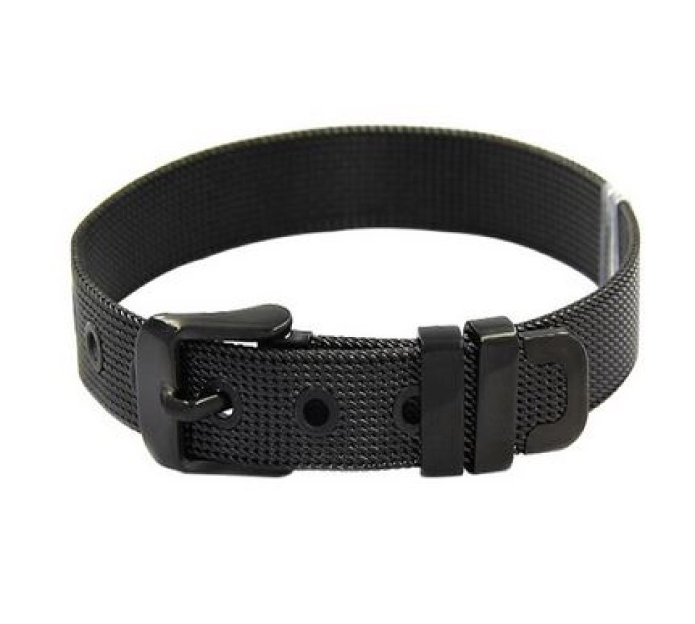Bracelet Acier Inoxydable 10 mm Noir