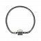Bracelet Acier Inoxydable N&deg;04 Argent Fermoir Clip 20 cm