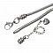 Bracelet Acier Inoxydable N&deg;05-02 Argent Fermoir Mousqueton 20 cm