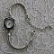 Bracelet Cha&icirc;ne pour Cadran de Montre Style Europ&eacute;en avec Fermoir Mousqueton 6 X 7.5 Cm